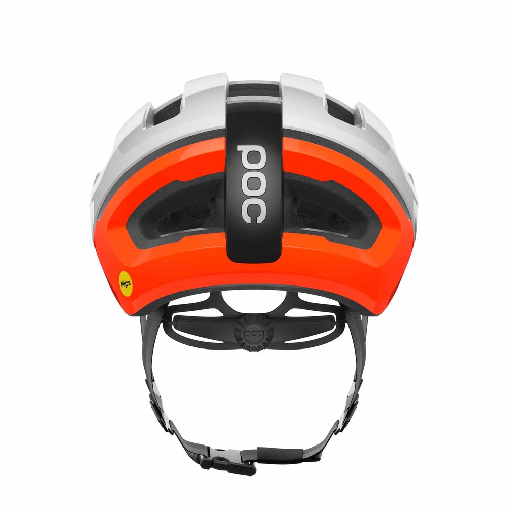 POC Omne Air MIPS Gravel Helm Hydrogen White/Fluorescent Orange