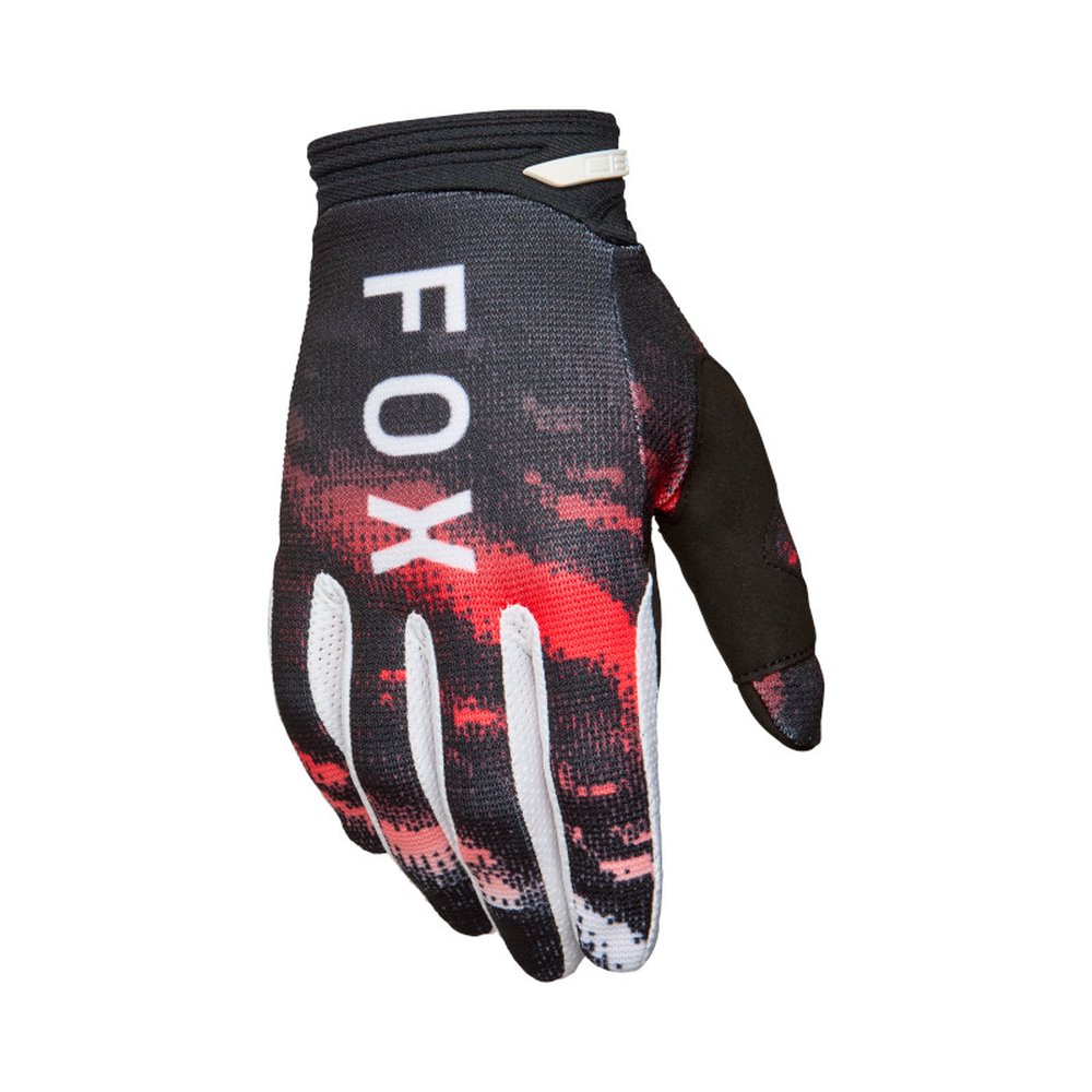 FOX 180 KAIROS GLOVE Handschuhe Weiss/Neon Rot