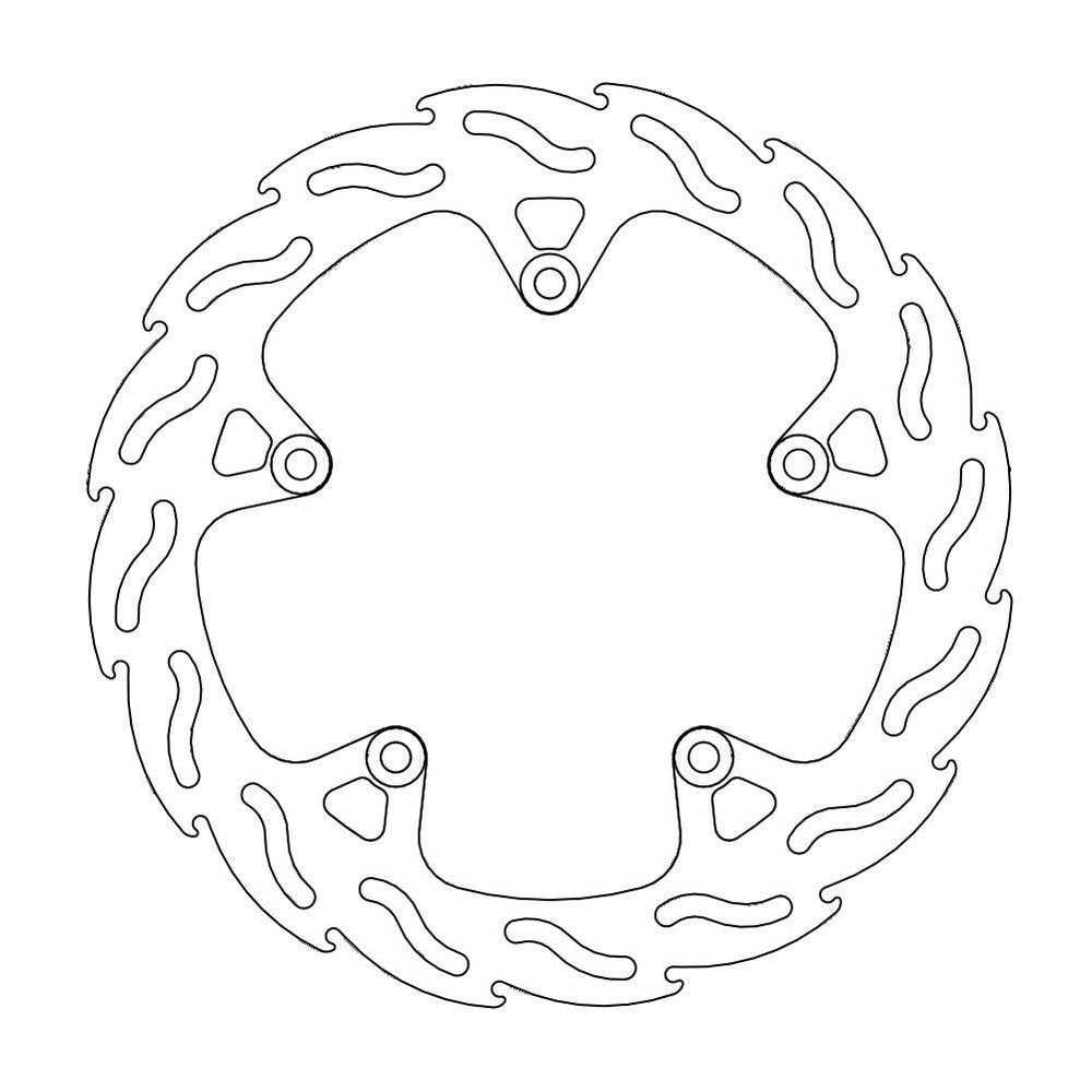 MOTO-MASTER Bremsscheibe Flame vorne