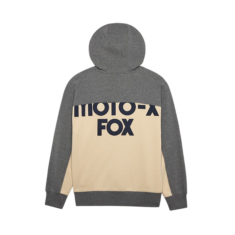 FOX MOTO-X OVERSIZED FLC PO Hoodie Kapuzen Pullover Heather Graphite