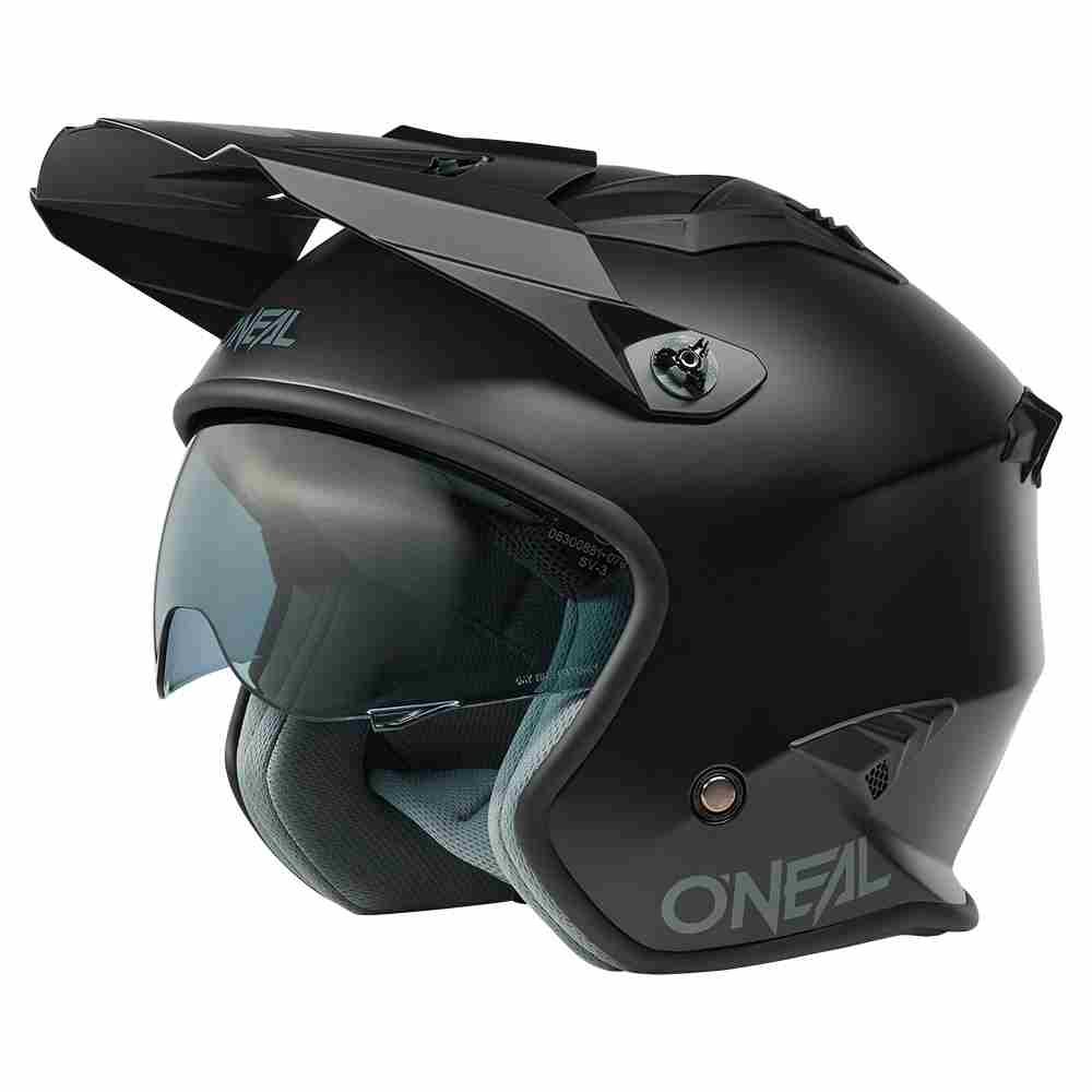 ONEAL Volt Solid Trial Motorrad Helm schwarz