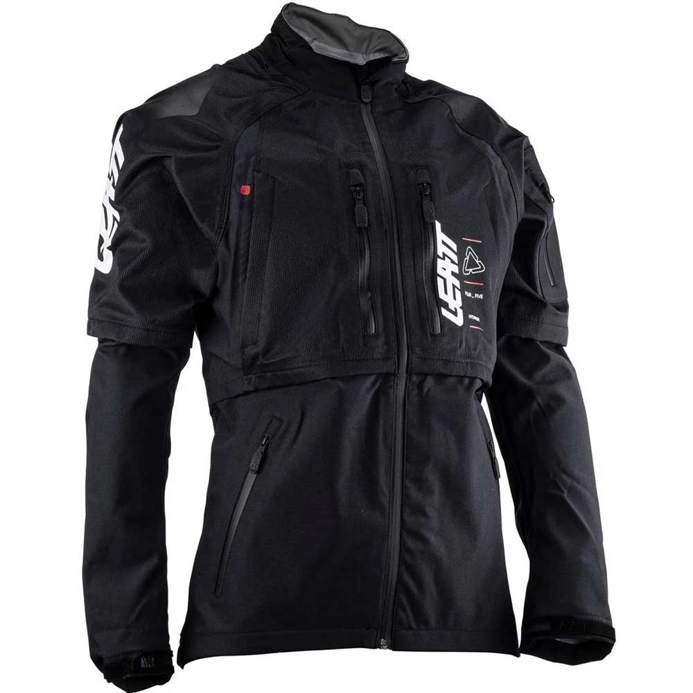 LEATT Moto 4.5 HydraDri Jacke Regenjacke wasserdicht schwarz