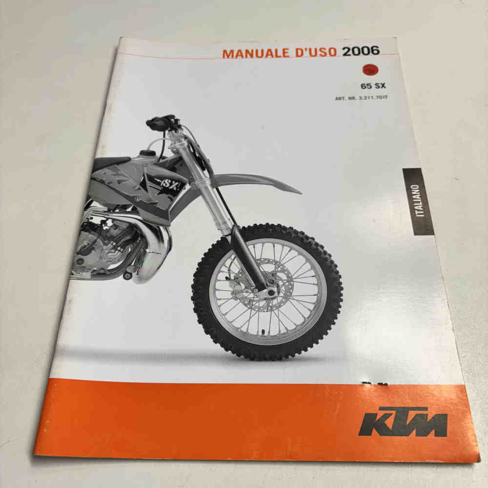 KTM 65 SX 2006 321170it Motorrad-Handbuch gebraucht