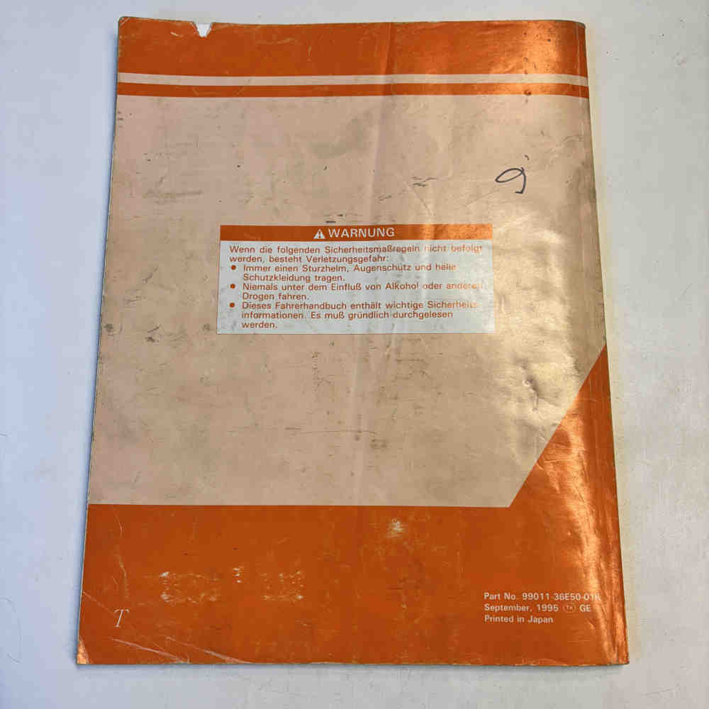 SUZUKI RM 125 1993 99011-43D51-01A Motorrad-Handbuch gebraucht