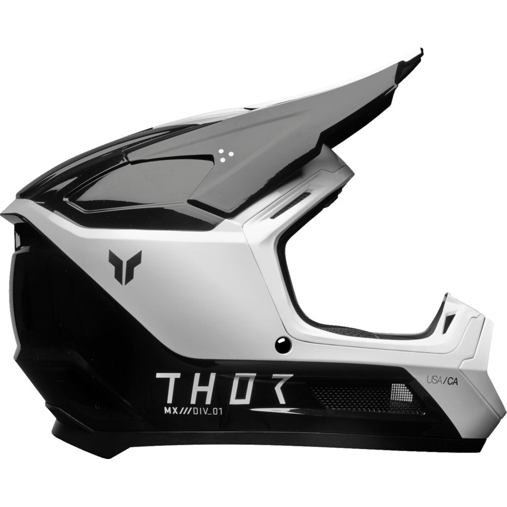 THOR Fleet Kinder Motocross Helm Storm schwarz weiss
