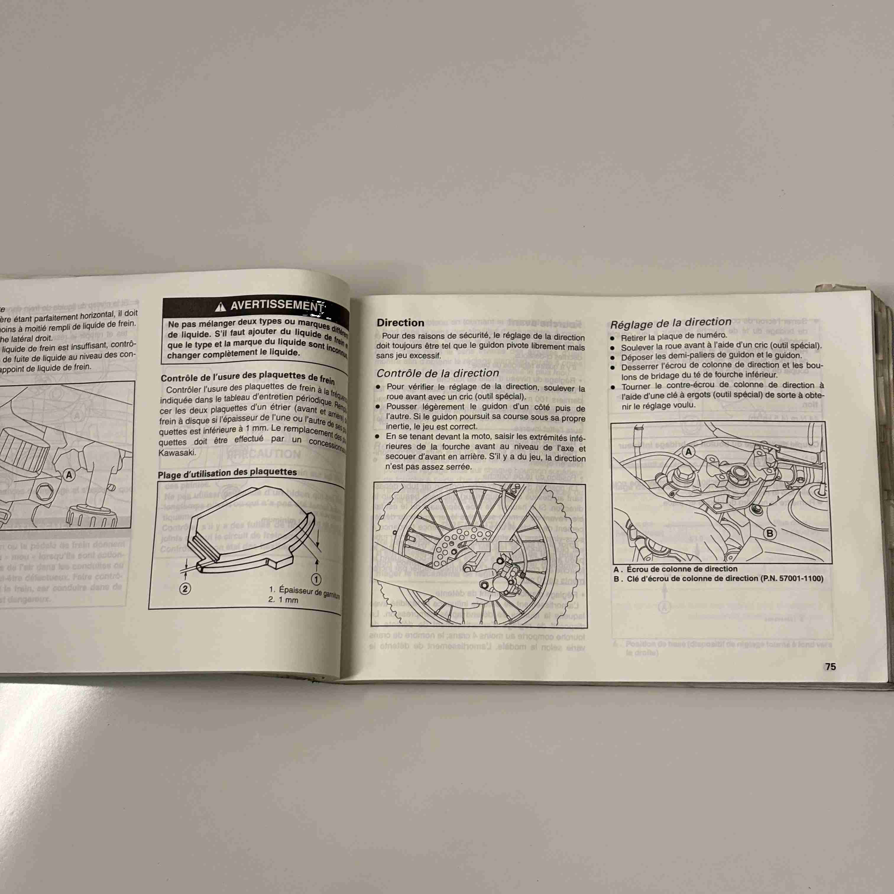 KAWASAKI KX 65 2005 99976-1179 Motorrad-Handbuch gebraucht