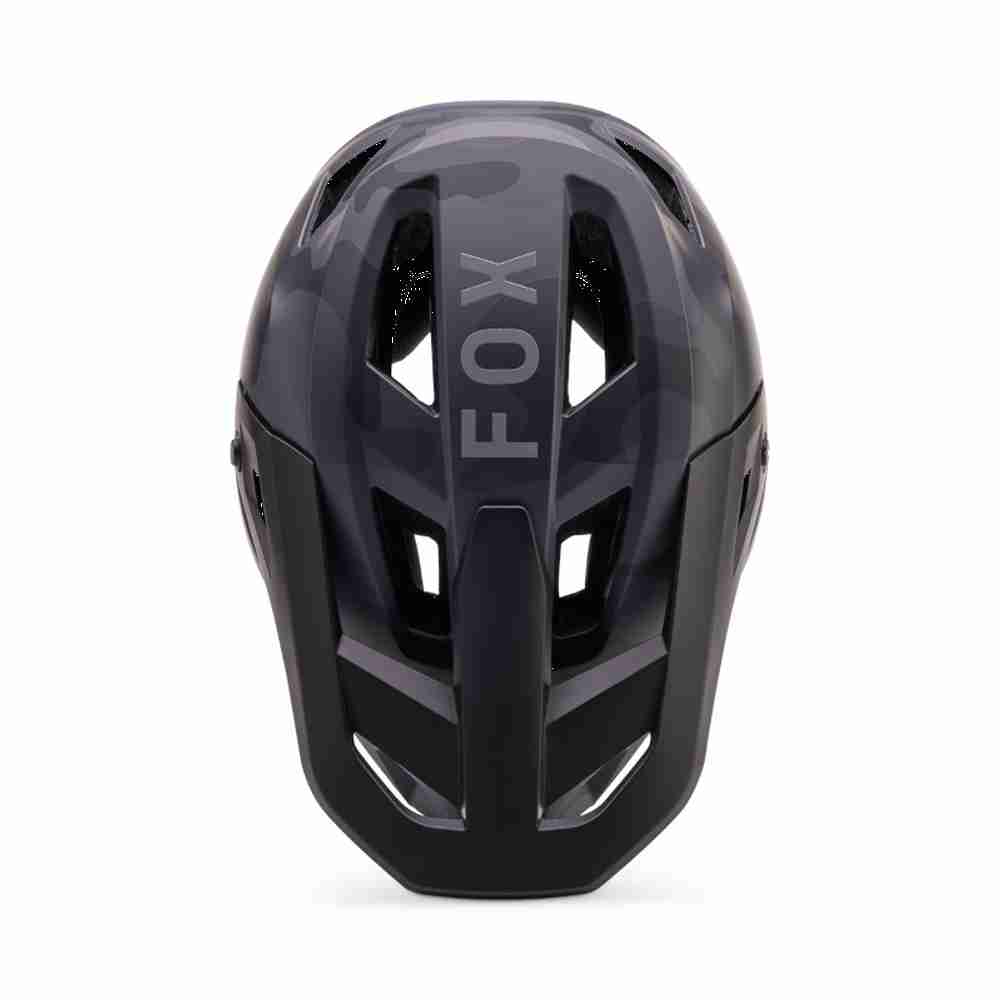 FOX RAMPAGE CAMO Fullface MTB Helm Schwarz Camo
