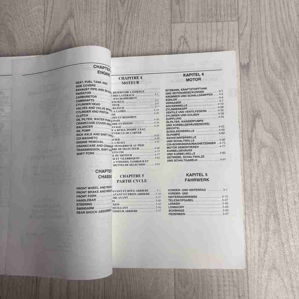 YAMAHA YZ426F(N)/LC 5JG-28199-81 2001 Motorrad-Handbuch gebraucht