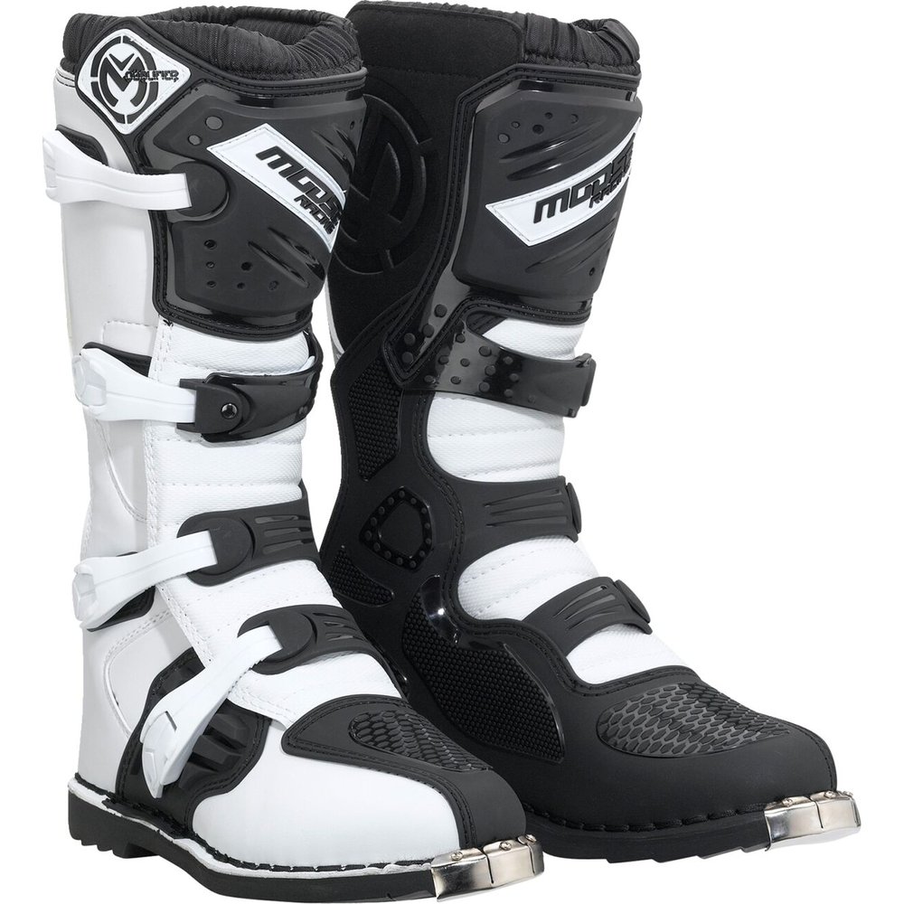 MOOSE RACING Qualifier MX Motocross Stiefel weiss
