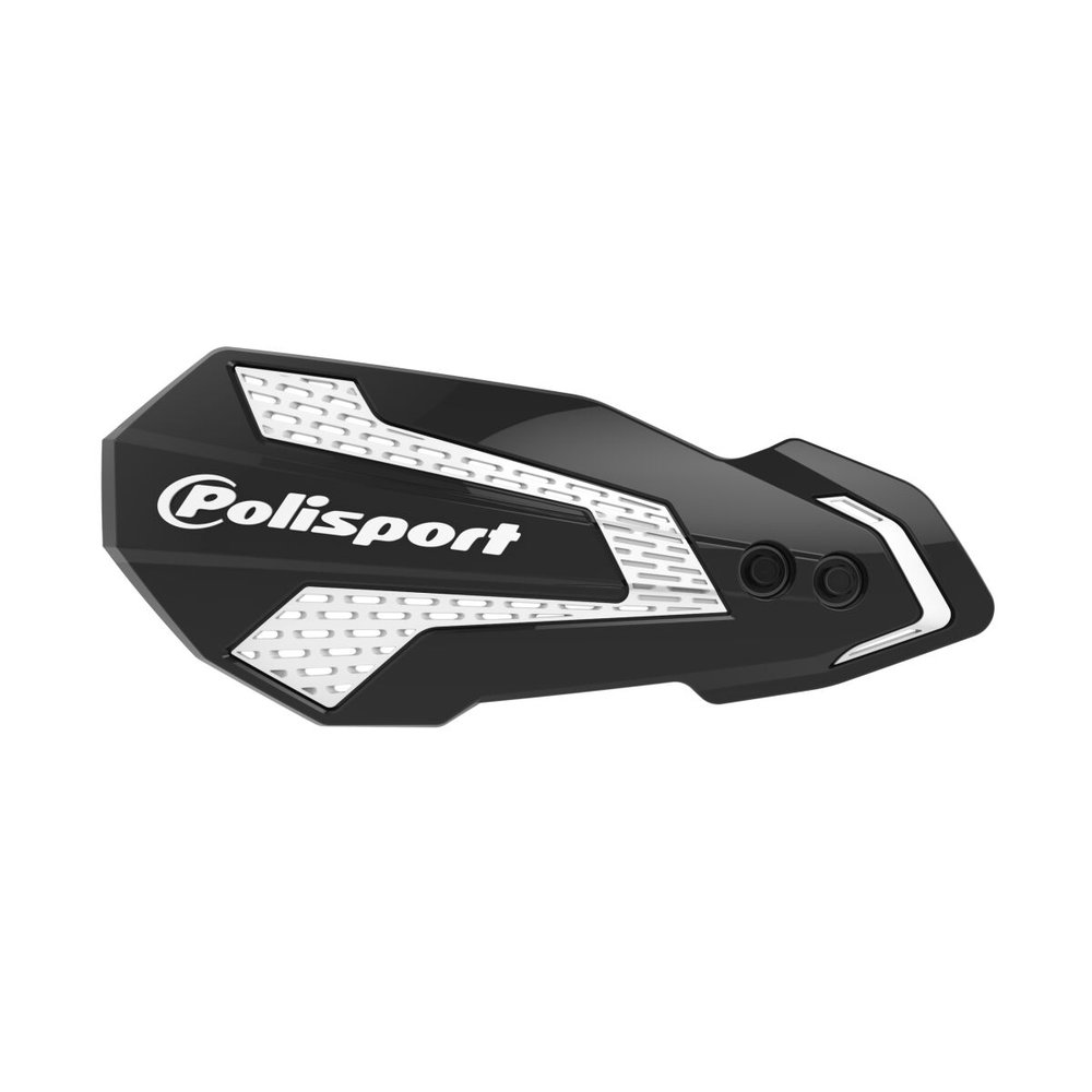 POLISPORT MX Flow Handprotektoren schwarz weiss