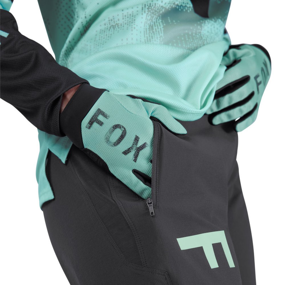 FOX W RANGER PANT KAIROS lange MTB Hose für Frauen Turquoise