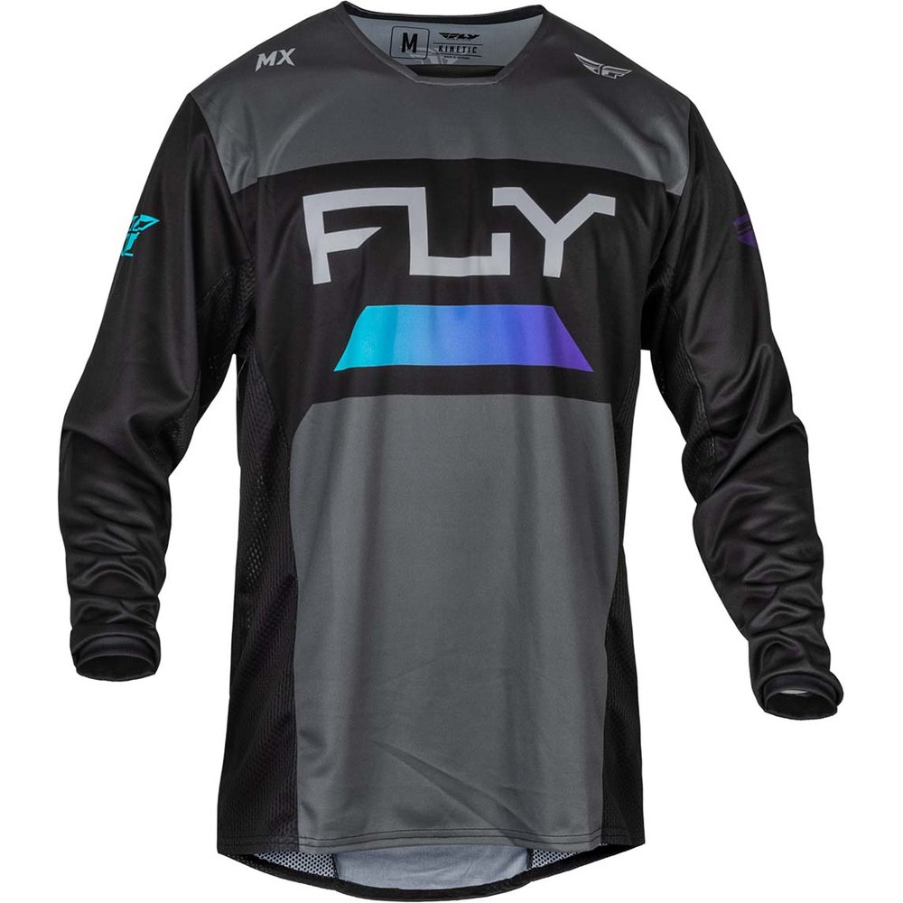 FLY Kinetic Reload Jersey charcoal grau schwarz blau