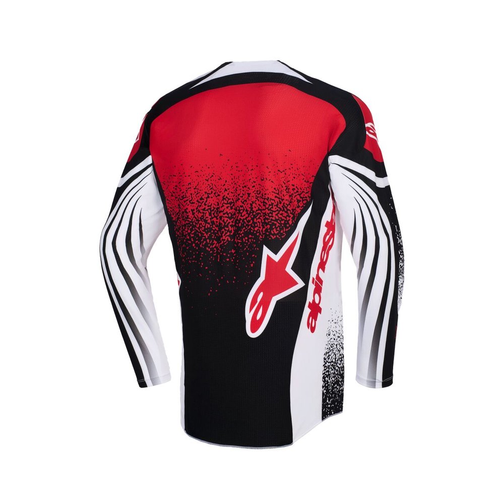 ALPINESTARS Techstar Nomur Jersey schwarz/weiss/rot