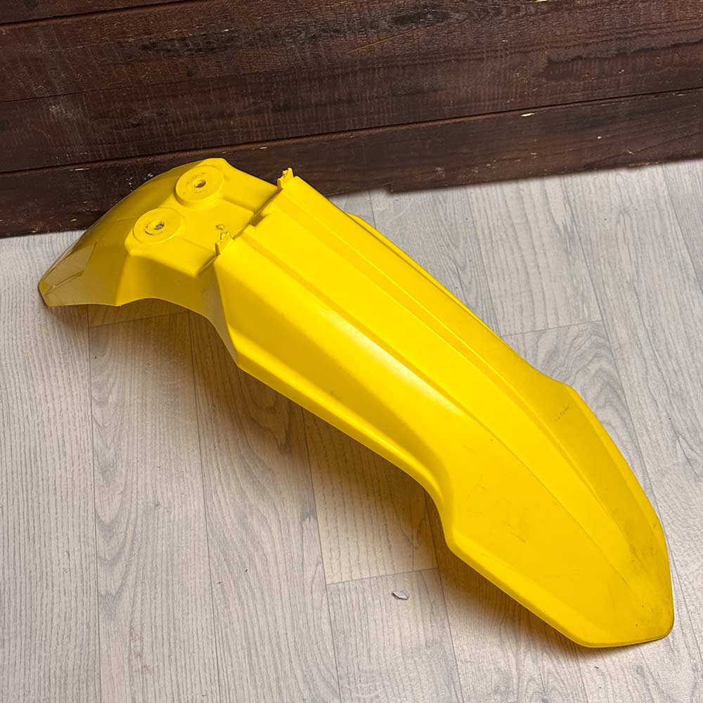 SUZUKI RM-Z 450 2008- / RMZ 250 2010- Kotflügel vorne OEM Originalteil gelb gebraucht