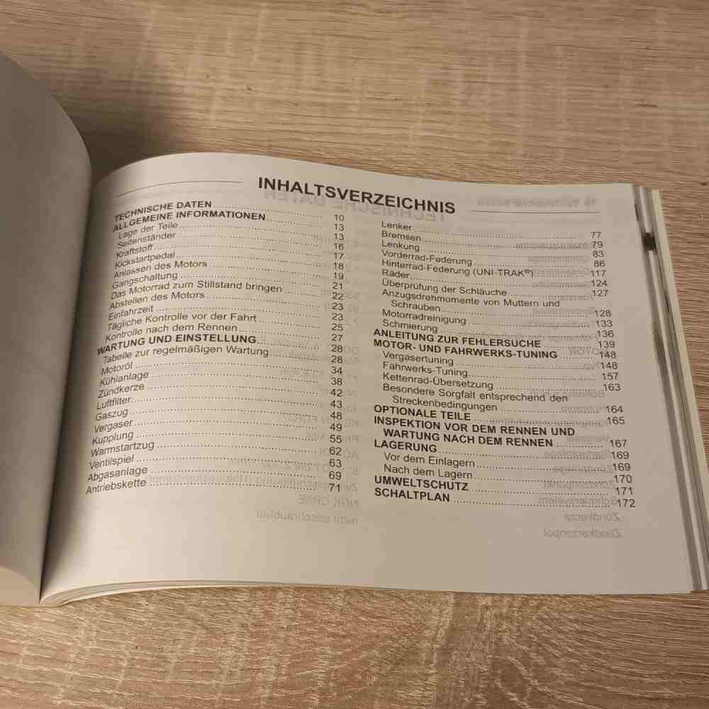 KAWASAKI KX250F (T) 2007 99976-1311 Motorrad-Handbuch gebraucht