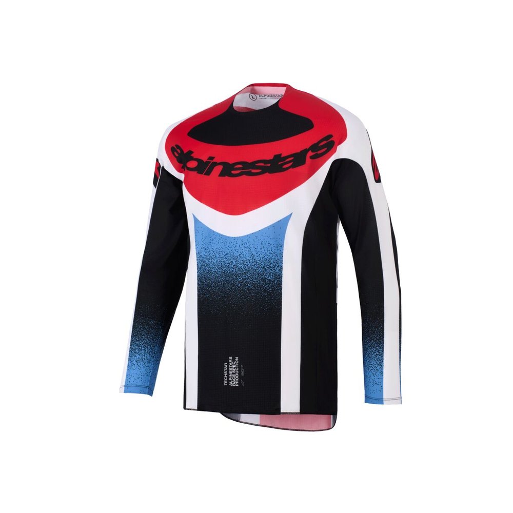 ALPINESTARS Techstar Knif Jersey schwarz/weiss/rot