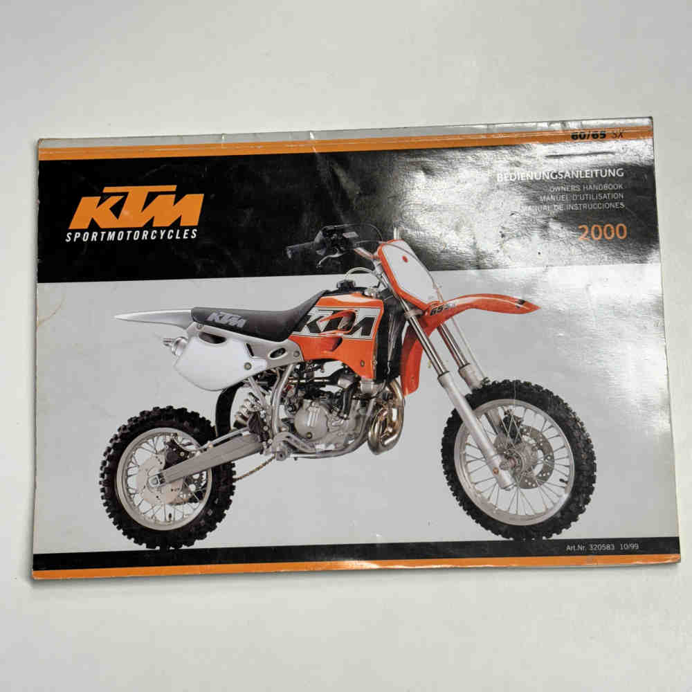 KTM 60/65 SX 2000 320583 Motorrad-Handbuch gebraucht