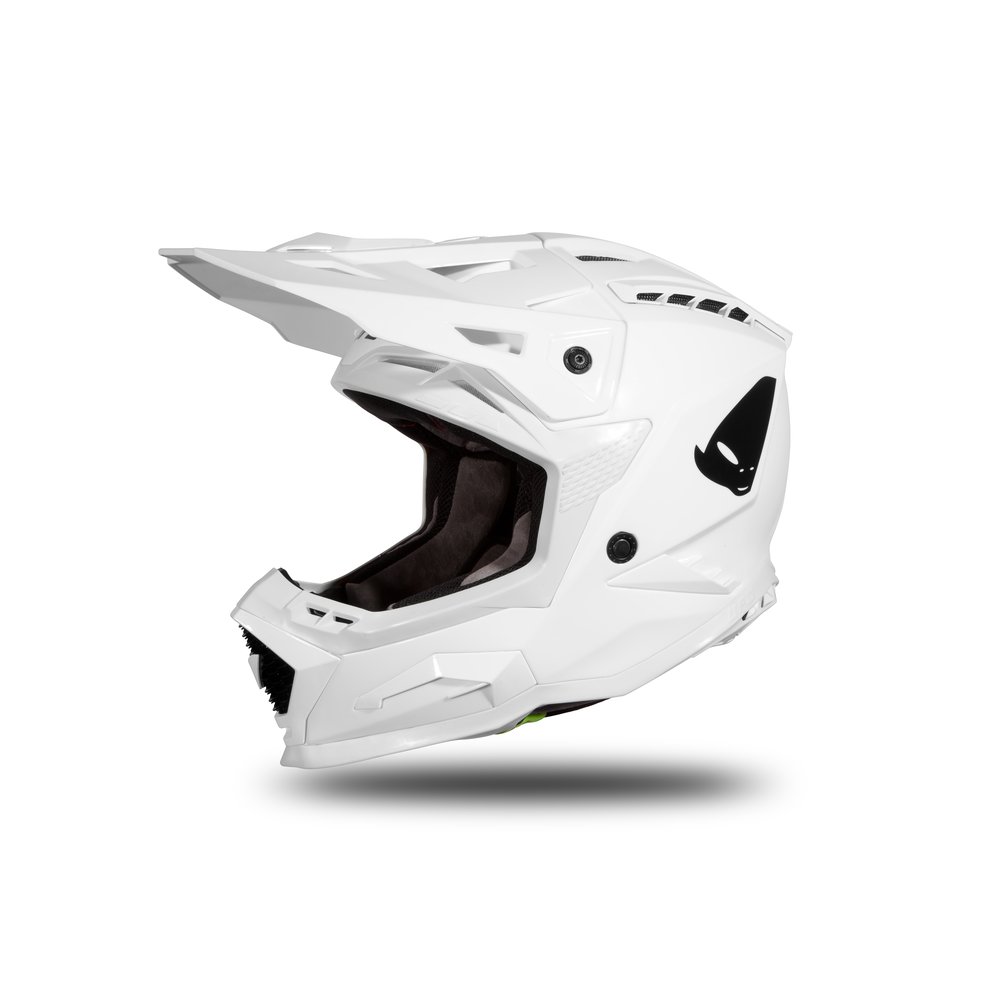 UFO Echus Motocross Helm weiss glossy
