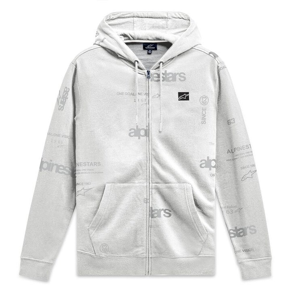 ALPINESTARS Kapuzen Pullover Hoodie Plenitude weiss