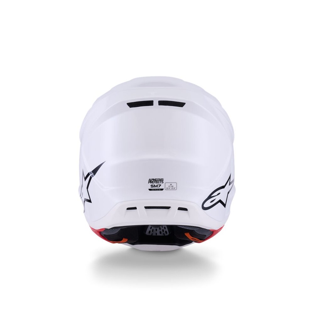 ALPINESTARS Supertech M7 Motocross Helm weiss-glossy ALPINESTARS Supertech M7 Motocross Helm weiss-glossy