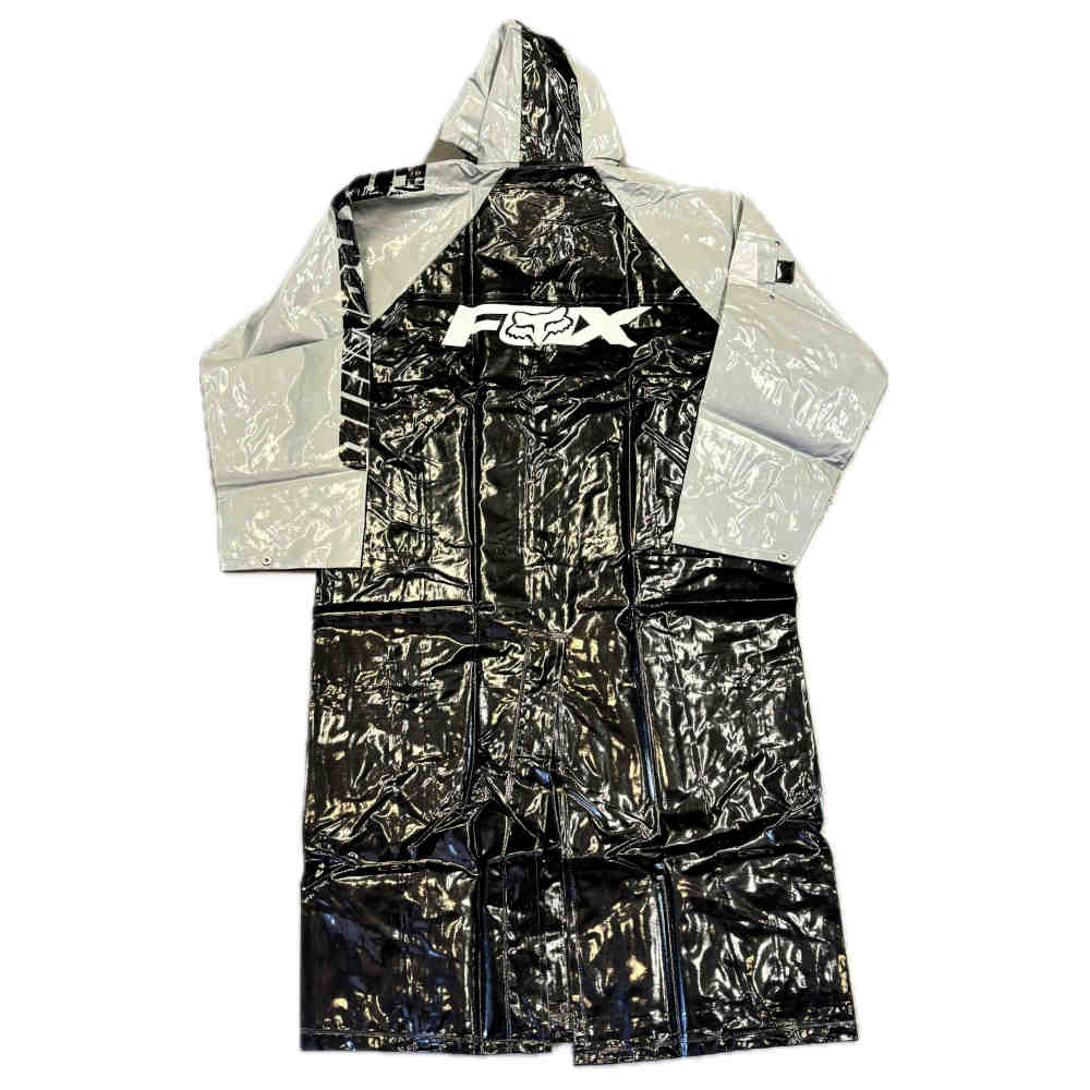 FOX Track Raincoat Regenmantel schwarz
