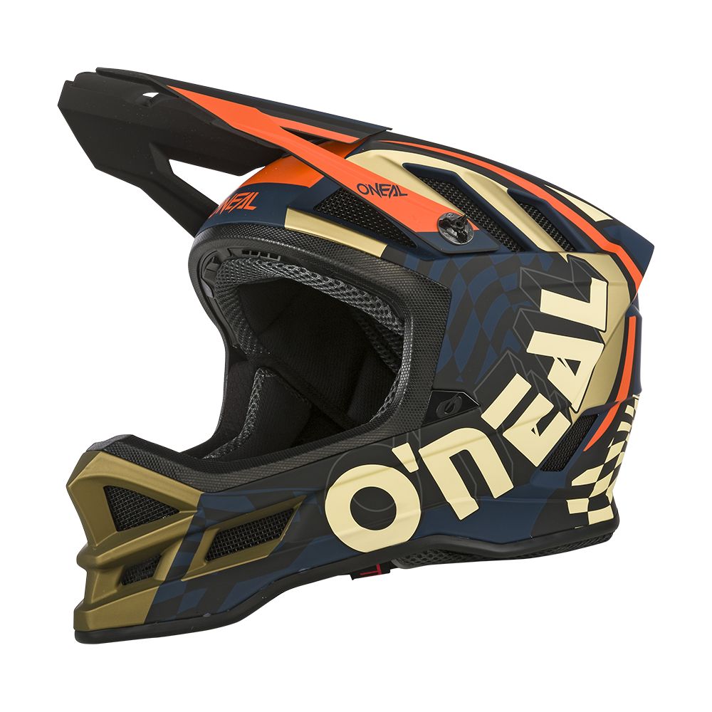 ONEAL Blade Polyacrylite ZYPHR MTB Helm blau orange