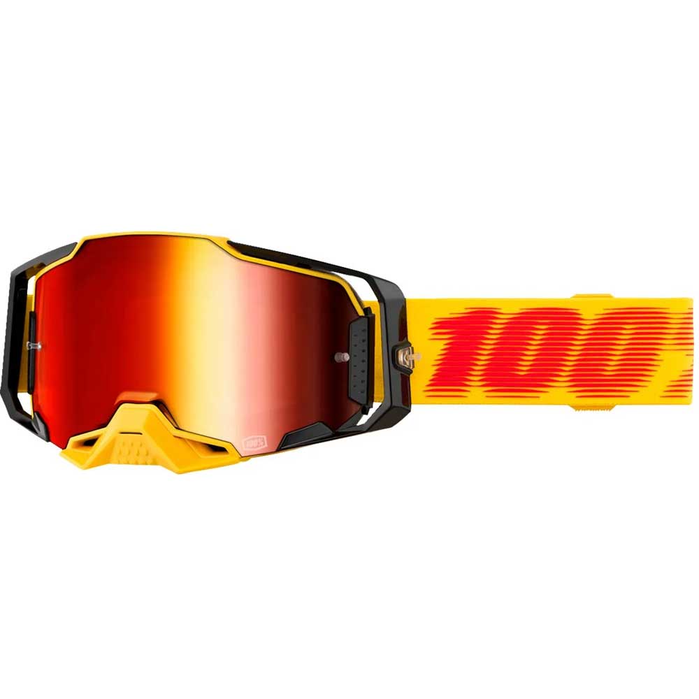 100% Armega Brille Tetsu rot verspiegelt