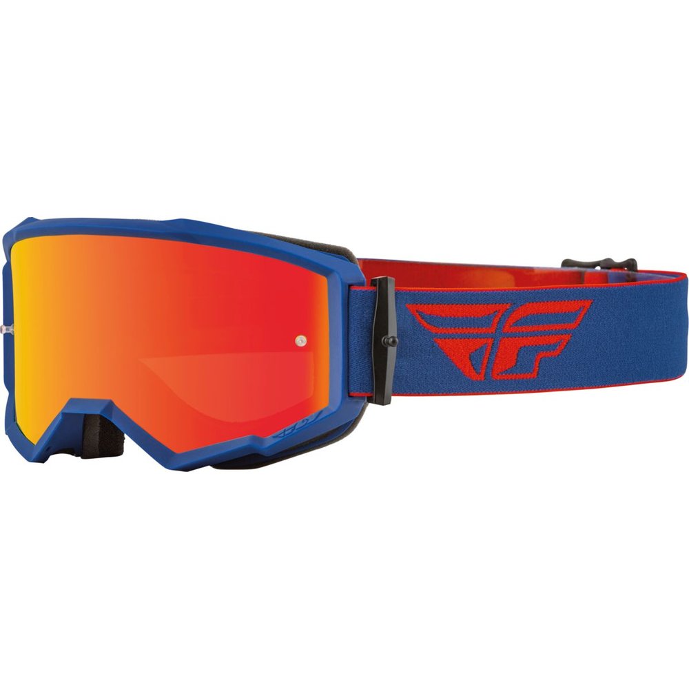FLY Zone Pro MX MTB Brille rot blau verspiegelt