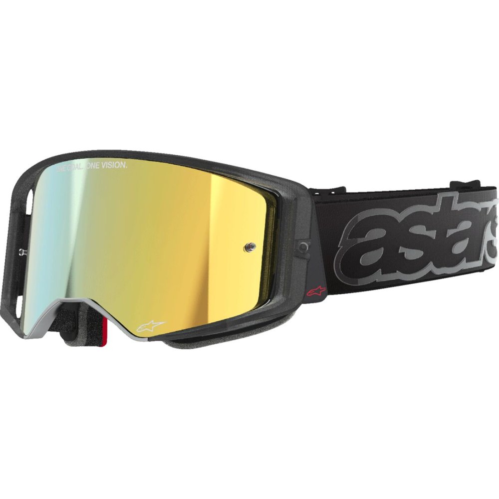 ALPINESTARS Supertech Vista Brille schwarz vrspiegelt-gold