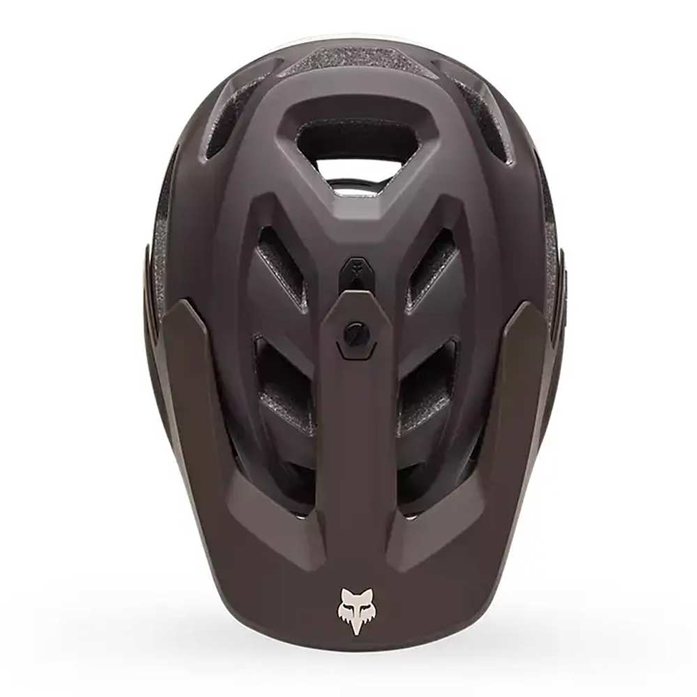 FOX DROPFRAME PRO GRID Halbschale MTB Helm Cocoa