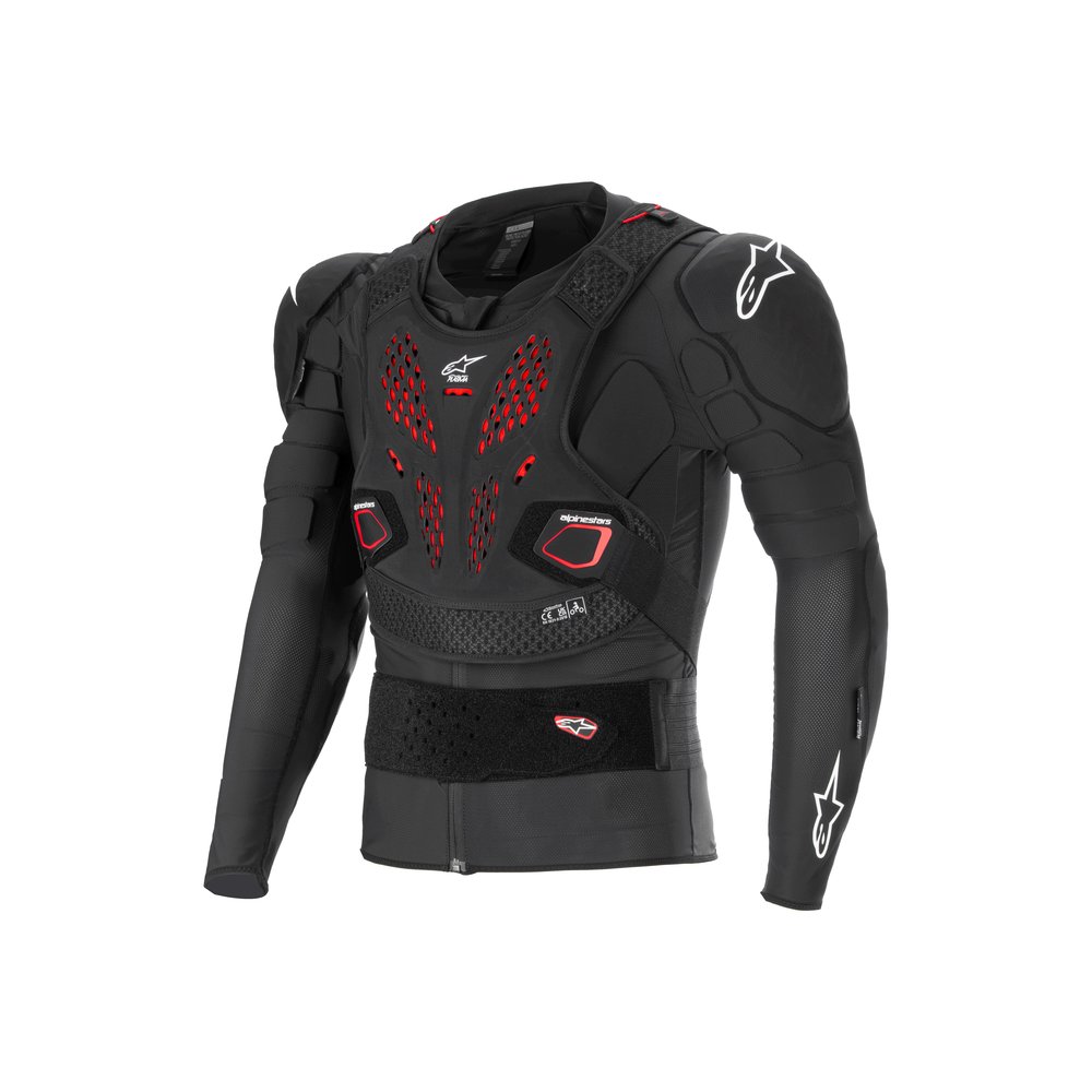 ALPINESTARS Bionic Pro v3 Plasma Protektorjacke schwarz rot weiss ALPINESTARS Bionic Pro v3 Plasma Protektorjacke schwarz rot weiss