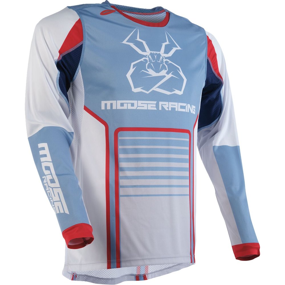 MOOSE RACING Agroid Jersey grau blau