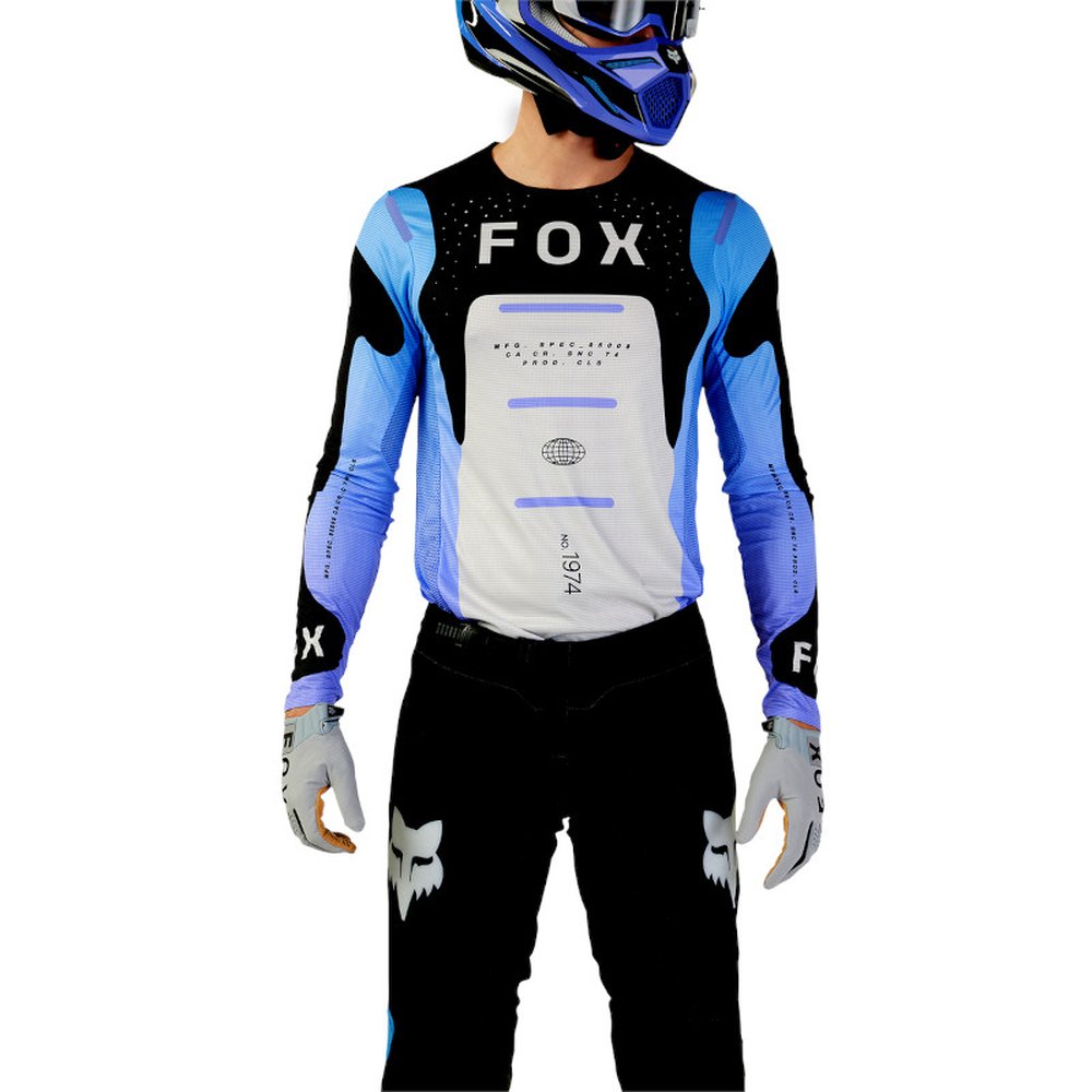 FOX FLEXAIR MAGNETIC JERSEY Schwarz/Purple