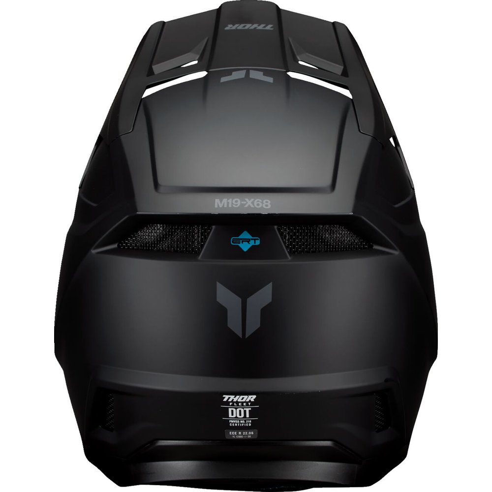 THOR Fleet Kinder Motocross Helm Blackout schwarz