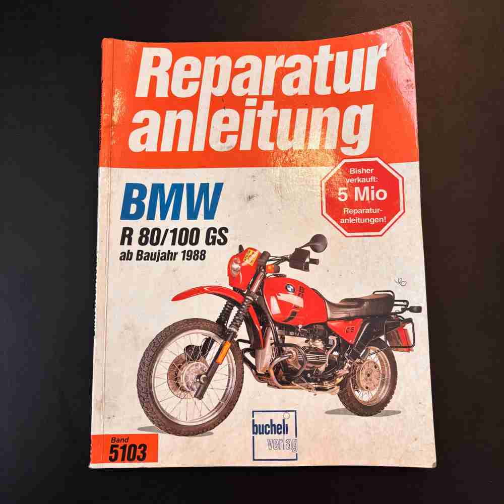 BMW R 80/100 GS ab 1988 Reparaturanleitung Fahrer Handbuch Band 5103 gebraucht