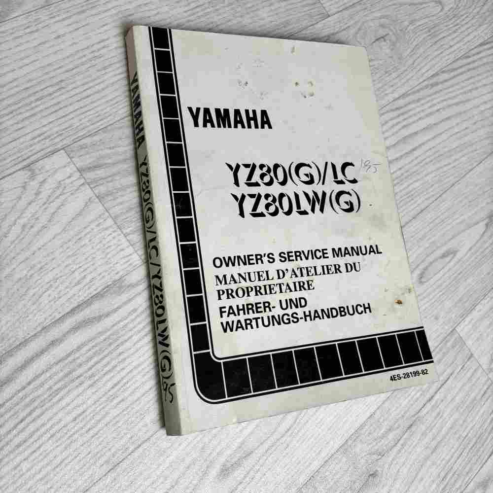 YAMAHA YZ 80 (G)/LC & YZ 80 LW (G) 1995 4ES-28199-82 Motorrad-Handbuch gebraucht