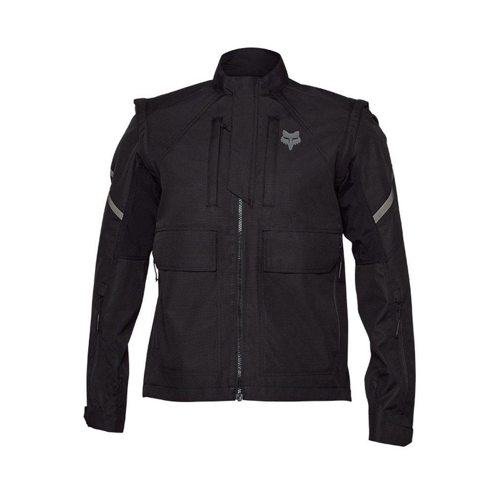 FOX DEFEND OFF ROAD JACKET Adventure Motorrad Jacke Schwarz