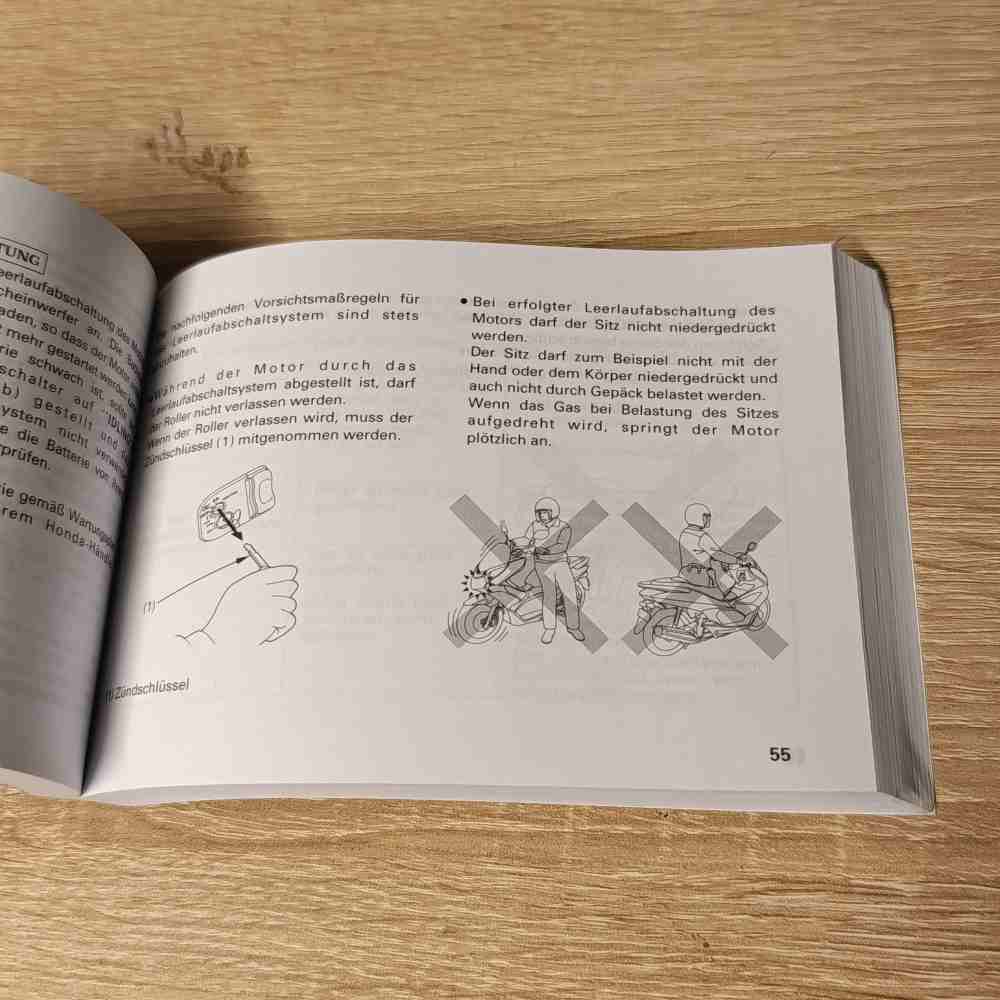HONDA PCX 125 2010-12 37KWNB00 00X37-KWN-B000 Roller-Handbuch gebraucht