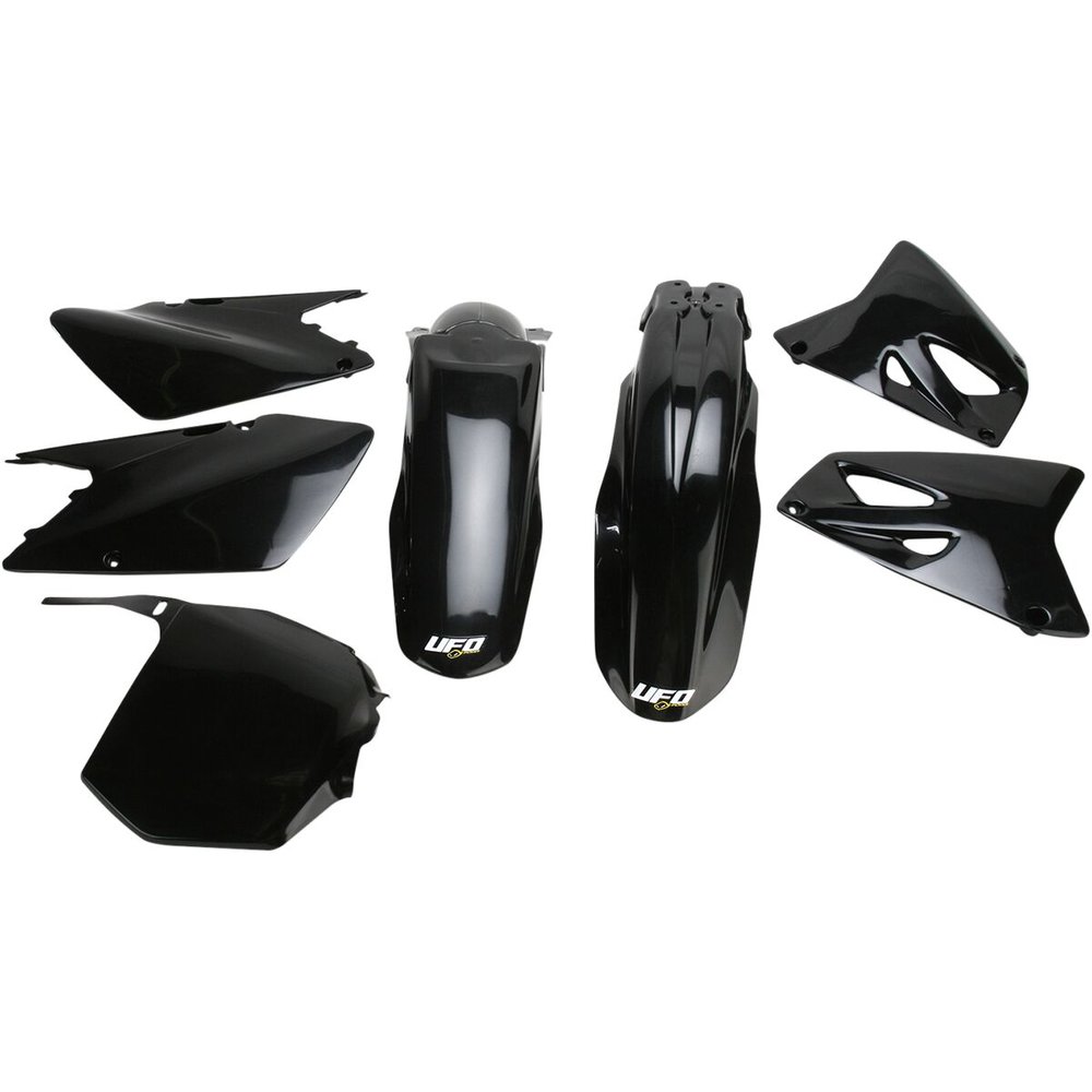 UFO Komplettes Karosserie-Kit Plastikteile Suzuki RM125/250 03-05 schwarz