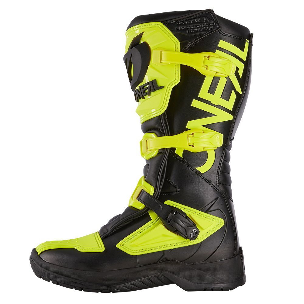 ONEAL RSX Motocross Stiefel schwarz/neon gelb