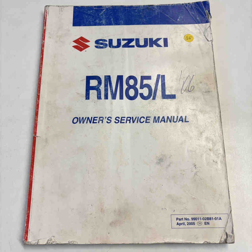 SUZUKI RM 85/L 2006 99011-02B81-01A Motorrad-Handbuch gebraucht