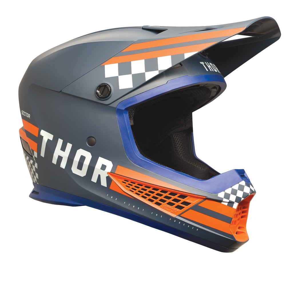 THOR Sector 2 Combat Motocross Helm midnight orange