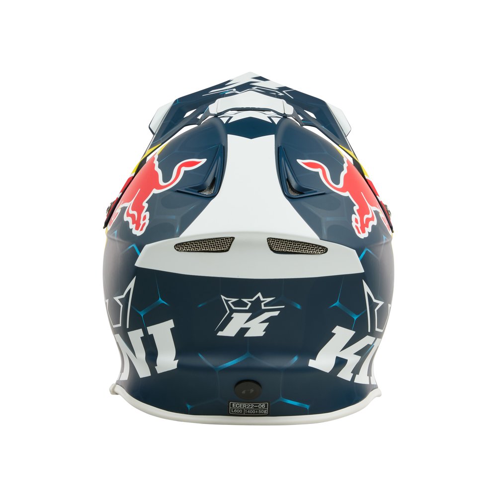 KINI RED BULL MXC1 Motocross Helm 1.0 blau/weiss