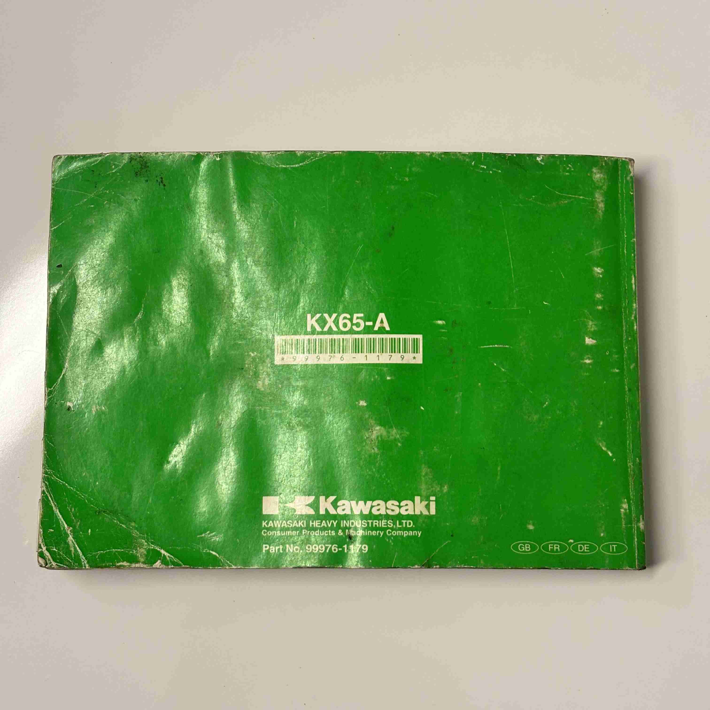 KAWASAKI KX 65 2005 99976-1179 Motorrad-Handbuch gebraucht