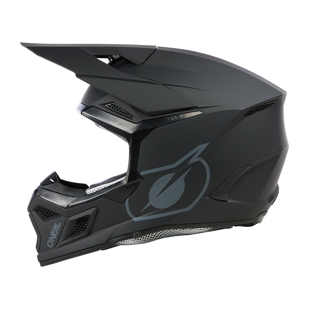 ONEAL 3SRS Solid Motocross Helm schwarz