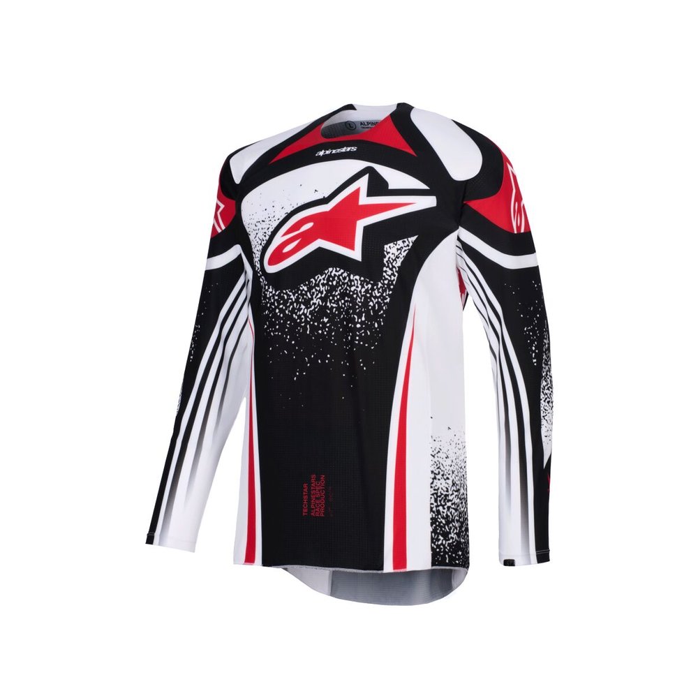 ALPINESTARS Techstar Nomur Jersey schwarz/weiss/rot