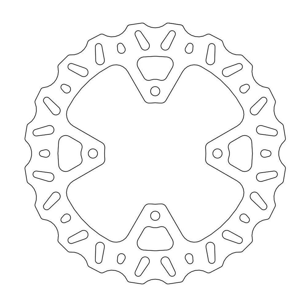 MOTO-MASTER Bremsscheibe Nitro Mud hinten