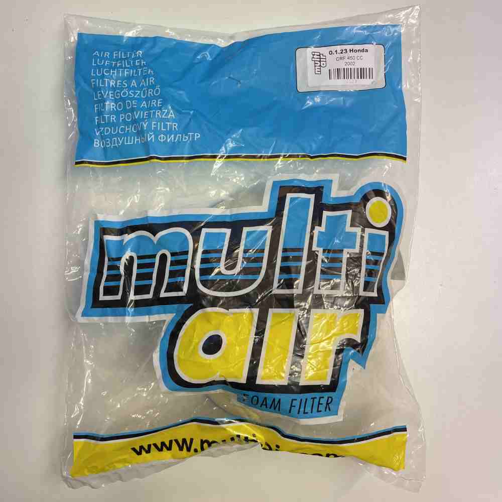MULTI AIR 0.1.23 Luftfilter passend für CRF 450 2002