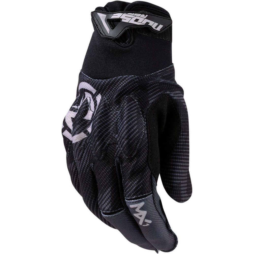 MOOSE RACING MX1 Motocross Handschuhe grau schwarz