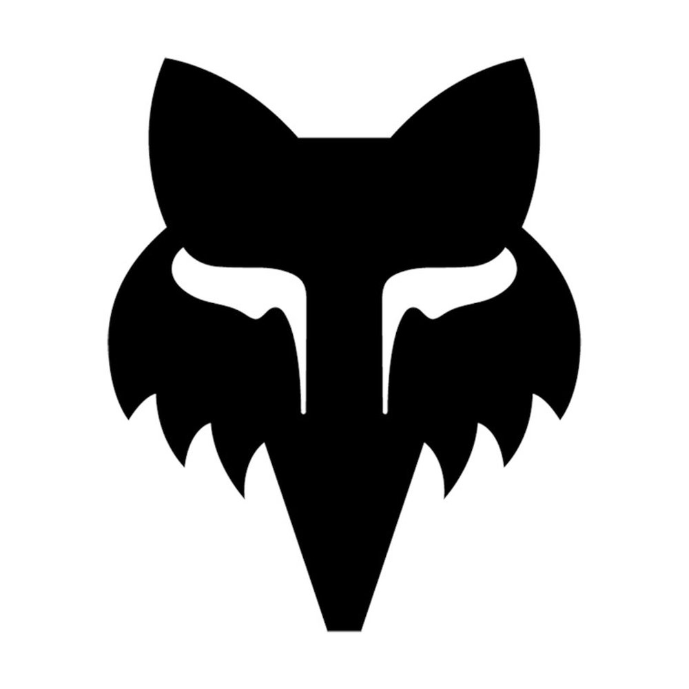 FOX FOX HEAD 2.5" - DIE CUT VINYL Schwarz